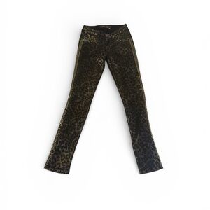 Robin's Jean Women’s Size 26 Rare Leopard Print Studded Jeans